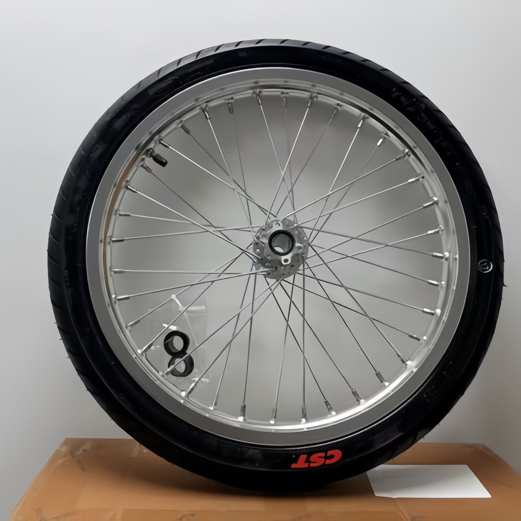 Chrome Supermoto Wheel Set 17/17 For Surron Light Bee, 79bike M, 79bike Falcon Pro, 79bike GT, And Eride Pro SS 1.0/2.0