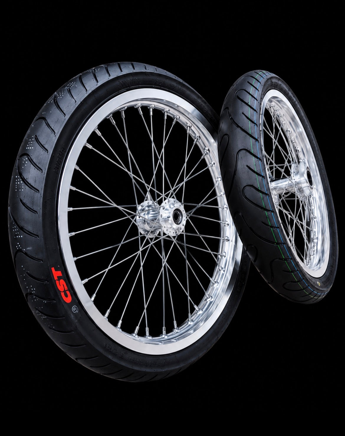 2026 Chrome SuperMoto Wheel for Talaria xxx, Mx3,  Mx4, Mx5, LBX light Bee, 79 bike Wheels 70/90-17 90/80-17