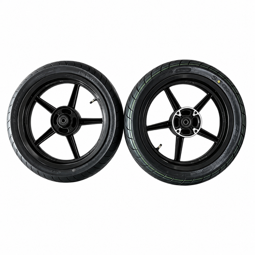 14 Inch Supermoto Wheels 110/70-14 & 120/70-14Tires for Tuttio, Yozma, Razor With Customizable Sprocket