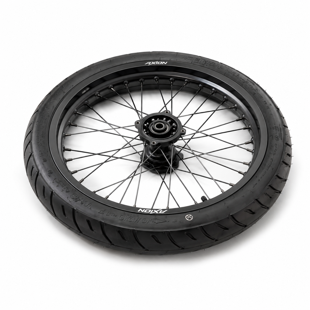 14/17-Inch Front & Rear 90/90-14 80/90-17 Inner Tube Fit for Yozma/Strike Shadow With Axion Logo Engraved