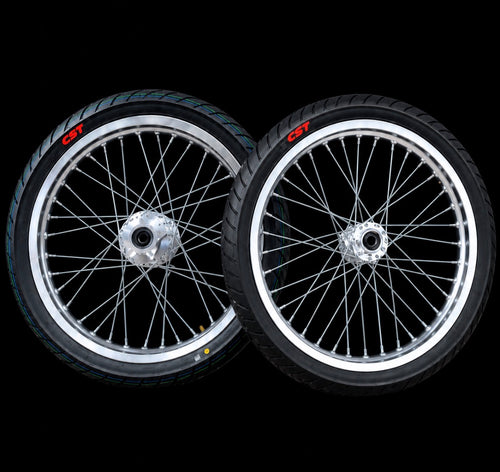 2026 Chrome SuperMoto Wheel for Talaria xxx, Mx3,  Mx4, Mx5, LBX light Bee, 79 bike Wheels 70/90-17 90/80-17