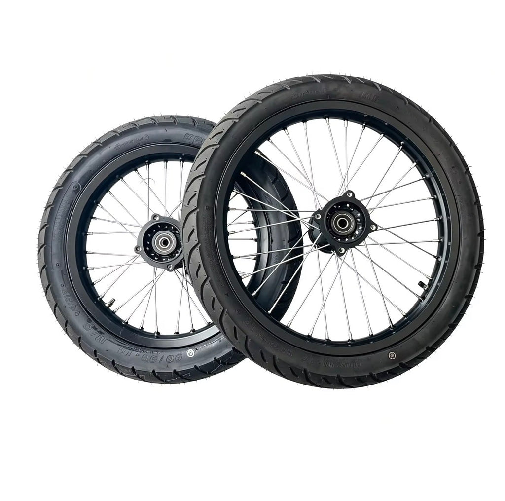 14/17-Inch Front & Rear 90/90-14 80/90-17 Inner Tube Fit for Yozma/Strike Shadow With Axion Logo Engraved